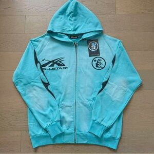 Xellstar Blue Zip-Up Hoodie